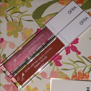 Two Ofra Long Lasting Liquid Lipsticks